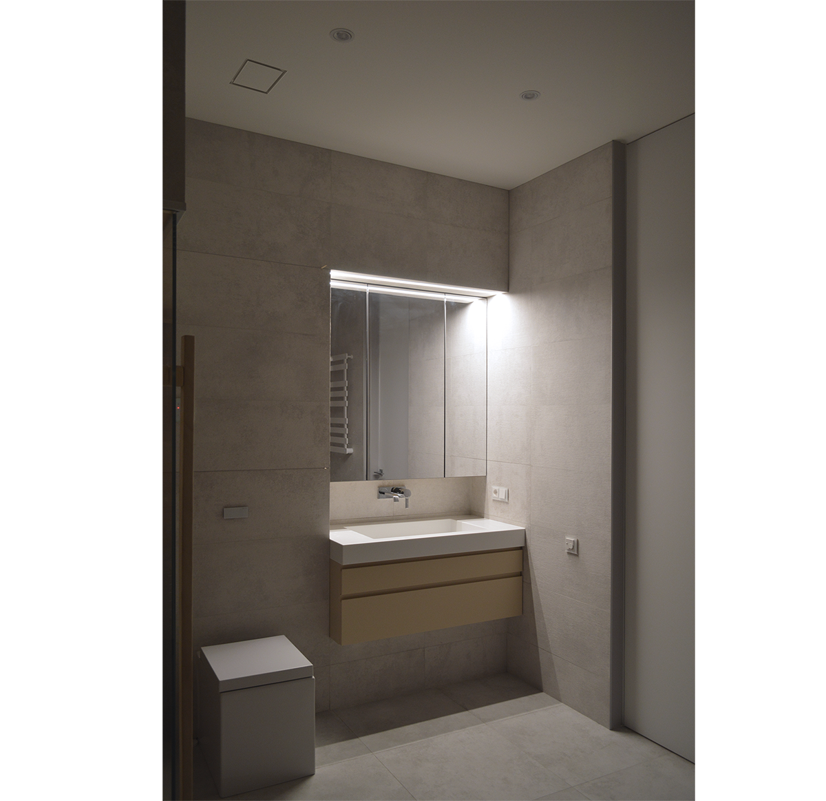 Диффузор под покраску скрытого монтажа SECRET SOFT FRAME D100мм